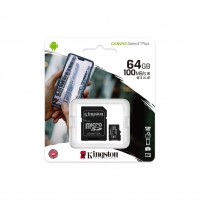 Kingston Micro SD with TF adapter memory card 64GB
